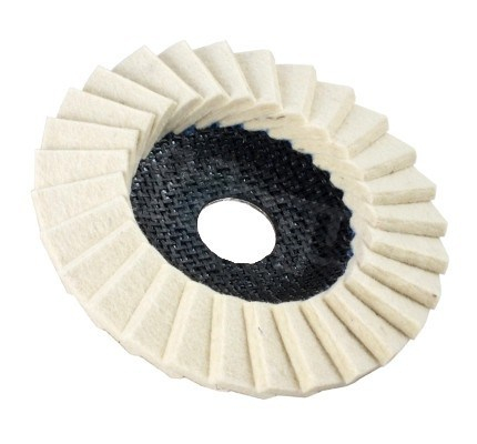 125X22.2mm Wool Felt Grinding Flap Disc