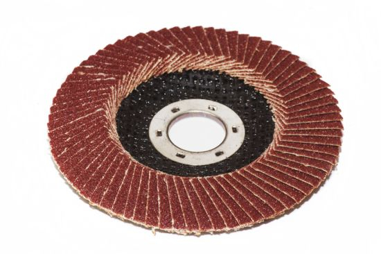 4.5 Inch Flap Discs 40 60 80 120 Grit Assorted Sanding Grinding Wheels, Aluminum Oxide Abrasives, Type #27