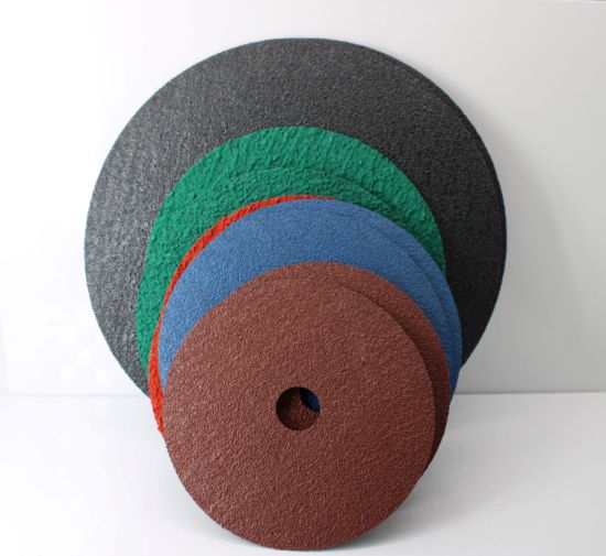 GC Abrasive Disc, Fiber Backing, Ceramic Aluminum Oxide, 7/8" Arbor, 5" Diameter, Grit 50