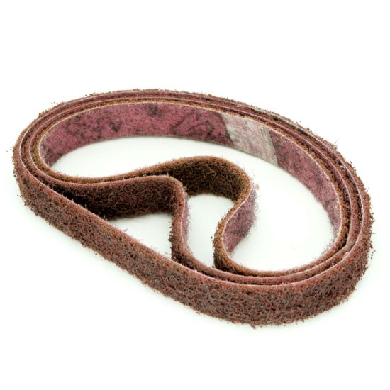 Abrasive Surface Conditioning Fleece Belts for Pipe, Curved Surfaces and Handrails