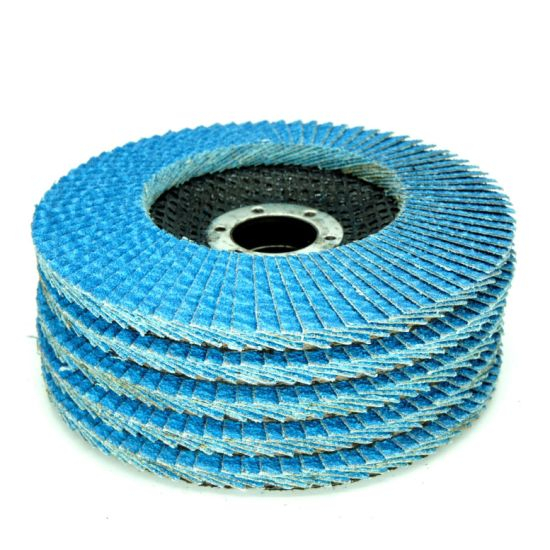 GC Abrasives 4-1/2" x 5/8"-11 Type 27 High Density Zirconia Flap Discs