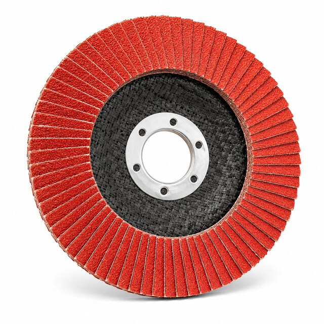 High-Performance Ceramic Flap Disc 125 mm – 60 Grit for Metal Grinding