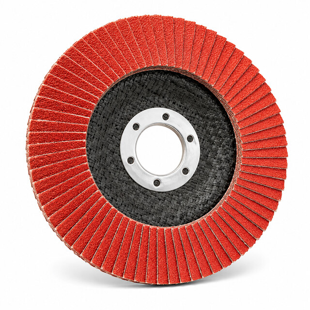 High-Performance Ceramic Flap Disc 125 mm – 60 Grit for Metal Grinding