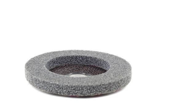 100*11*16mm a/O Red Non-Woven Polishing Wheel