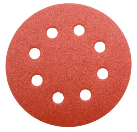 GC Abrasives Sanding Discs 5 Inches 8 Holes Hook and Loop Adhesive Sanding Discs Sandpaper for Random Orbital Sander