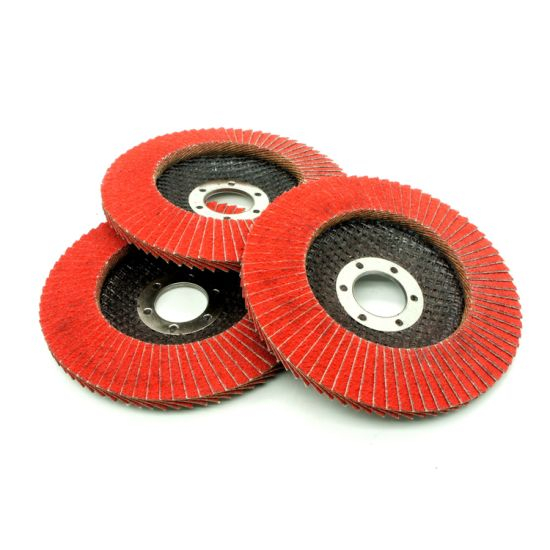 GC Abrasives Flap Disc, 125 mm x 22 mm, 40+, Conical