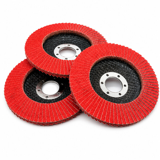 High-Performance Ceramic Flap Disc 125 mm – 60 Grit for Metal Grinding