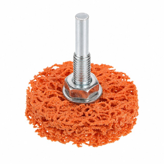 Poly Strip Wheel with Shaft | Nylon Paint & Rust Removal Wheel