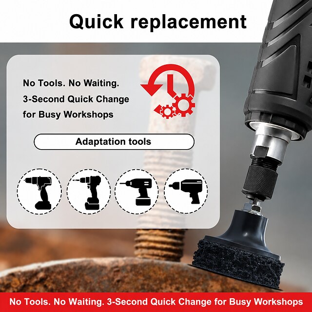 2" Quick Change Disc Holder Pad | 50mm Strip Disc Adapter