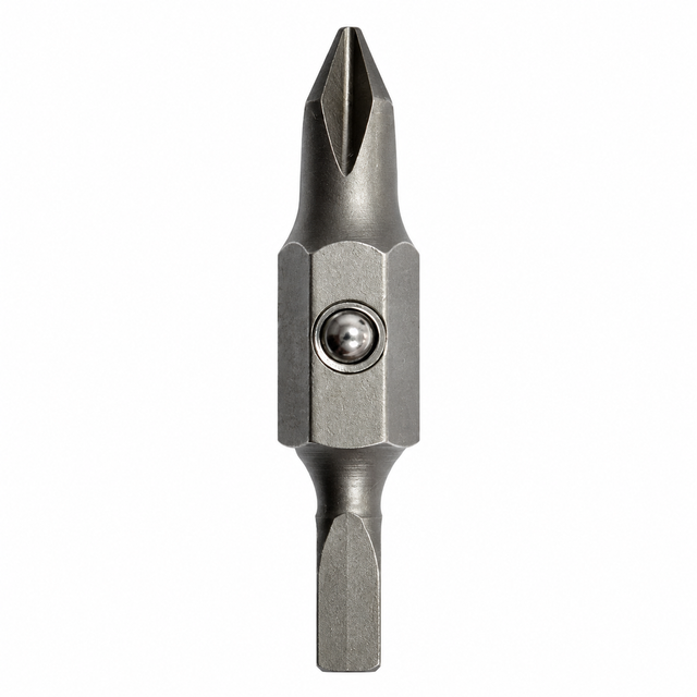 Phillips Screwdriver Bit with Ball Detent