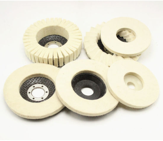 125X22.2mm Wool Felt Grinding Flap Disc