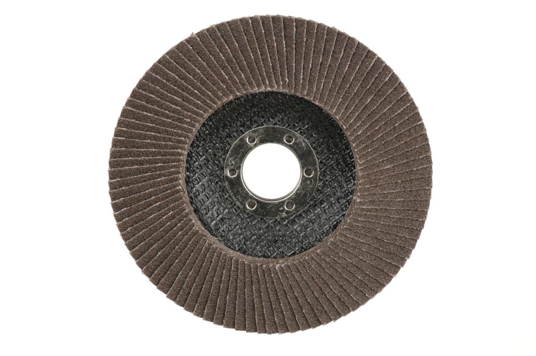 115*22.2mm Abrasive Flap Disc Fiberglass Backing