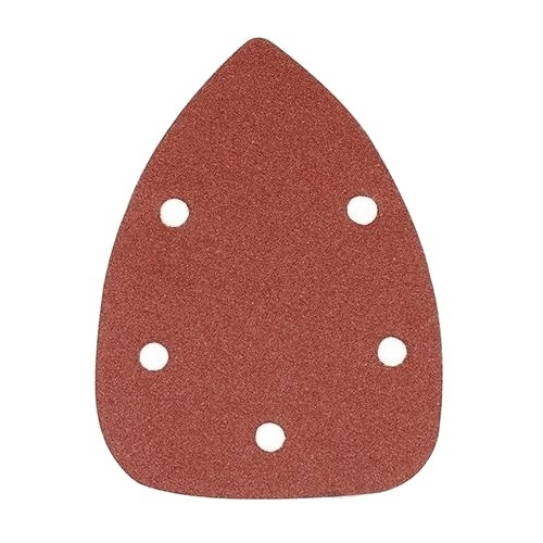 GC Abrasives Detail Sander Paper, 120-600 Grits, Hook and Loop Backing, 5 Holes, for Sanding and Polishing