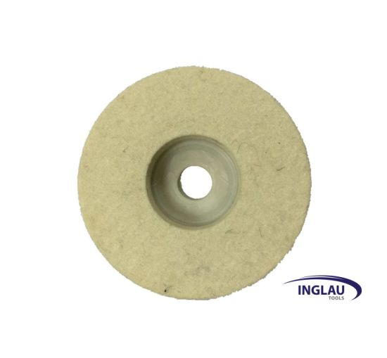 4′′ 100mm Wool Polishing Buffing Wheel Pad Bore Dia