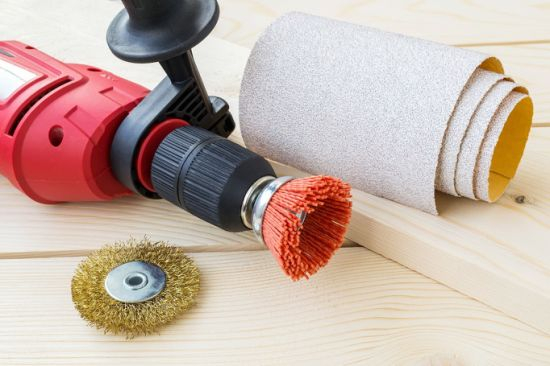 1" Brush with 3/4" Long Shank for Tight Spaces