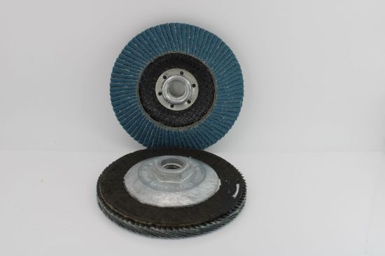 GC Abrasives 4 1/2" Flap Disc | Thread Directly to Grinder! 40 Grit High Density Premium Zirconia with 5/8"-11 Arbor