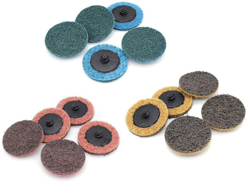 Quick Change Sanding Discs, 50mm/2 Inch Surface Conditioning Discs for Die Grinder Surface Rust Paint Removal, Fine Medium Coarse