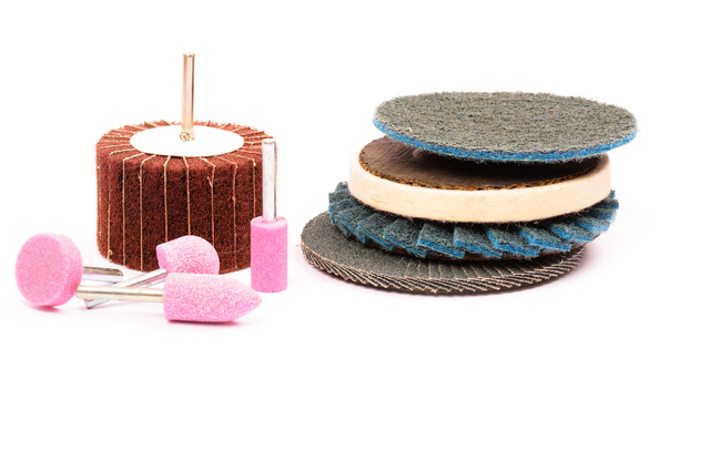 Rocaris Buffing Flap Wheels - Flap Disk - 1/4 Inch Shanks Fit All Drills - 80 Grits