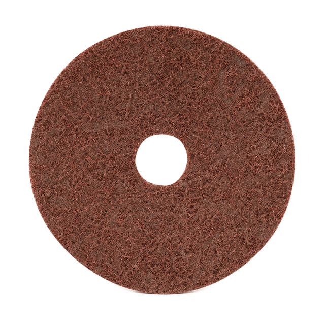 Medium surface conditioning center hole hook and loop disc