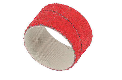 Coated Ceramic Spiral Band - P100 Grit - 2 in Width - 1/2 in Dia - 15000 Max RPM