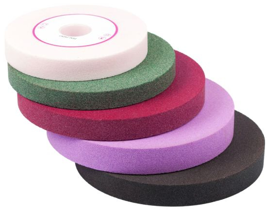 10" Type 1 Aluminum Oxide Straight Grinding Wheel, 1-1/4" Arbor, 1" Thick, 60 Grit, 2485 Max. RPM