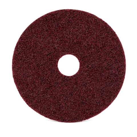 Non-woven abrasive disc with 22.23 mm center hole