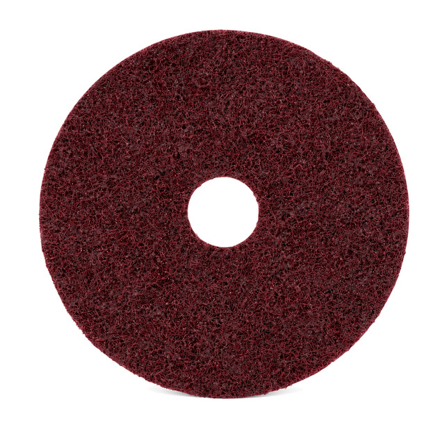 Non-woven abrasive disc with 22.23 mm center hole