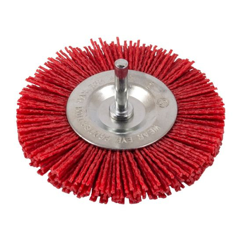 Nylon Abrasive Cup Wheel with 1/4 in. Shank