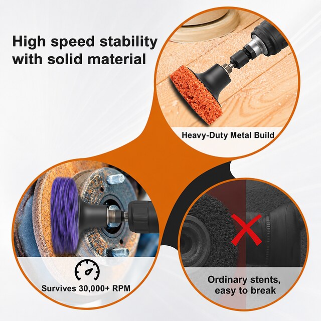 2" Quick Change Disc Holder Pad | 50mm Strip Disc Adapter
