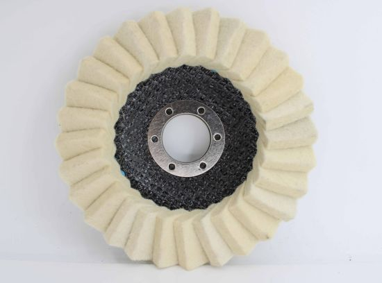 125X22.2mm Wool Felt Grinding Flap Disc