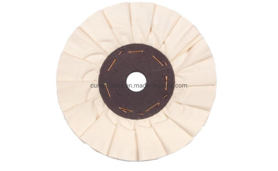 2X8" Buffing Polish Wheel Spiral Stitched Cotton