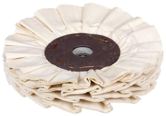 6 Inch Cotton Airway Buffing Cloth Wheel Polishing Pad 20mm