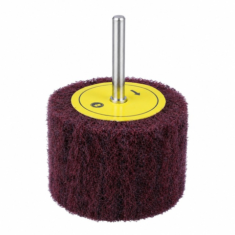 1-1/2 inch non woven mounted flap wheel 100 grit