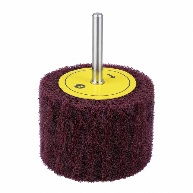 1-1/2 inch non woven mounted flap wheel 100 grit