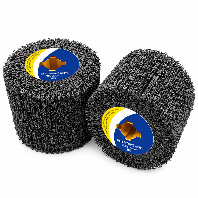 open structure non woven abrasive wire drawing wheel