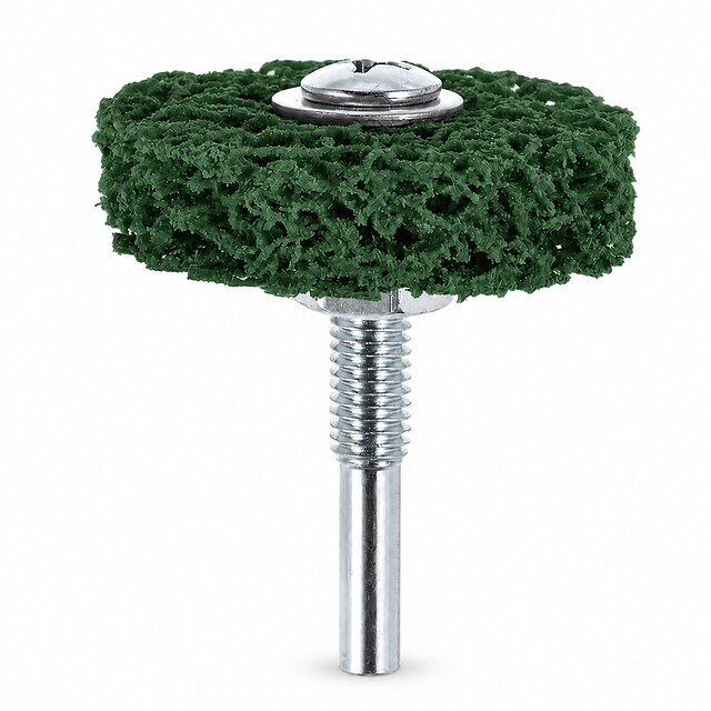Poly Strip Wheel with Shaft | Nylon Paint & Rust Removal Wheel