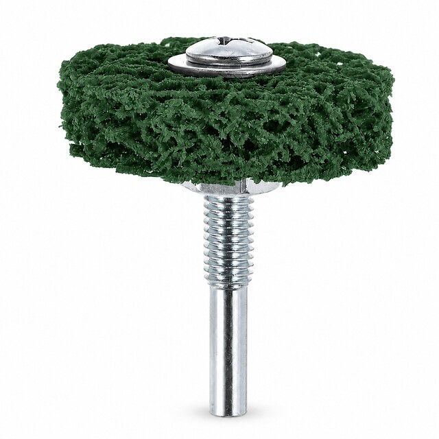 Poly Strip Wheel with Shaft | Nylon Paint & Rust Removal Wheel