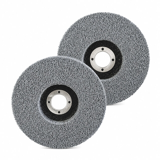 Unitized Fiberglass Backed Disc | Type 27 Non-Woven Deburring Disc