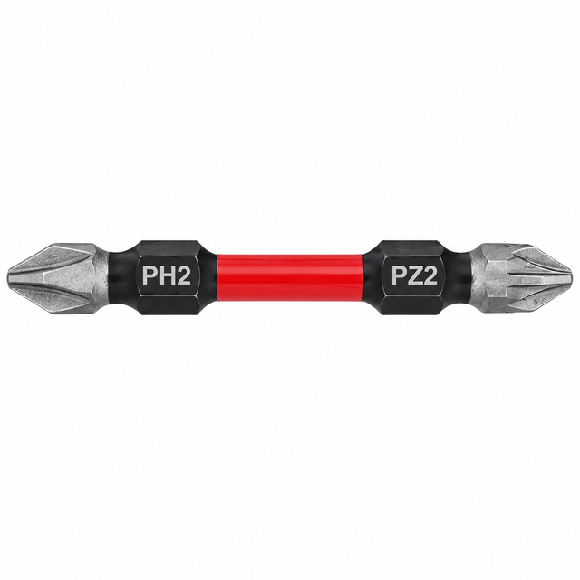 PH2 / PZ2 Double-Ended Impact Screwdriver Bit for Power Tools