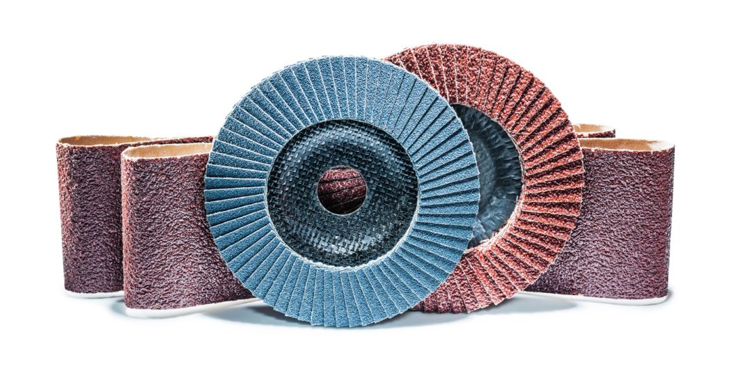 115*22.2mm Abrasive Flap Disc Fiberglass Backing