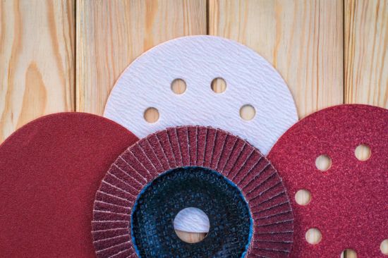 GC Abrasives 150mm x 320g 6 Holes Hook and Loop Disc 
