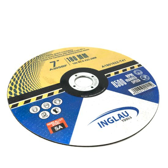 Cutting Disc, 180 X 1.6 Mm, for Stainless Steel, Surgical Steel, Steel, Metal, Iron