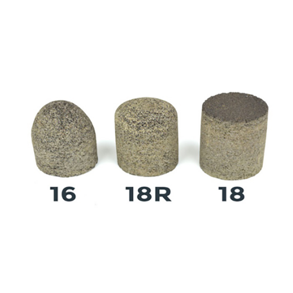 Abrasive Grinding Cone, Aluminum Oxide, 24190 rpm, 1-1/2 Diameter x 3" Thickness, 5/8"-11 Arbor, 24 Grit