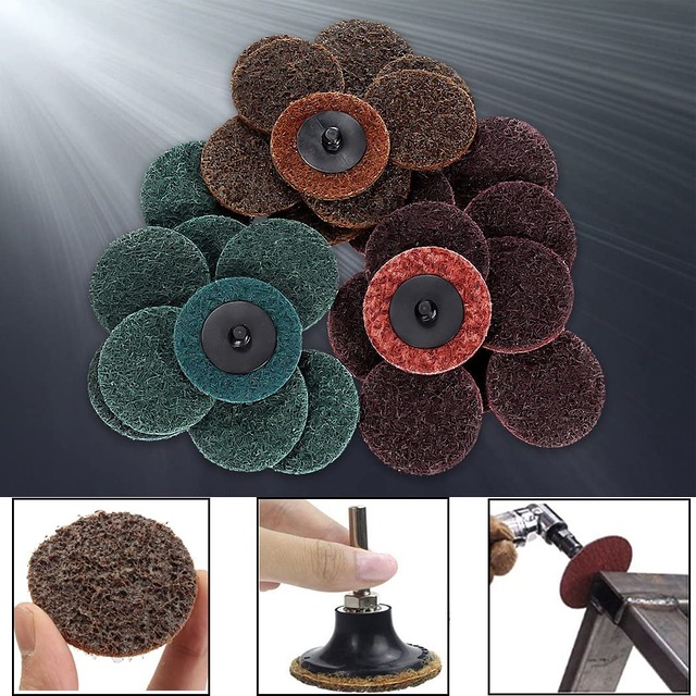 75mm coarse quick change disc for metal surface preparation