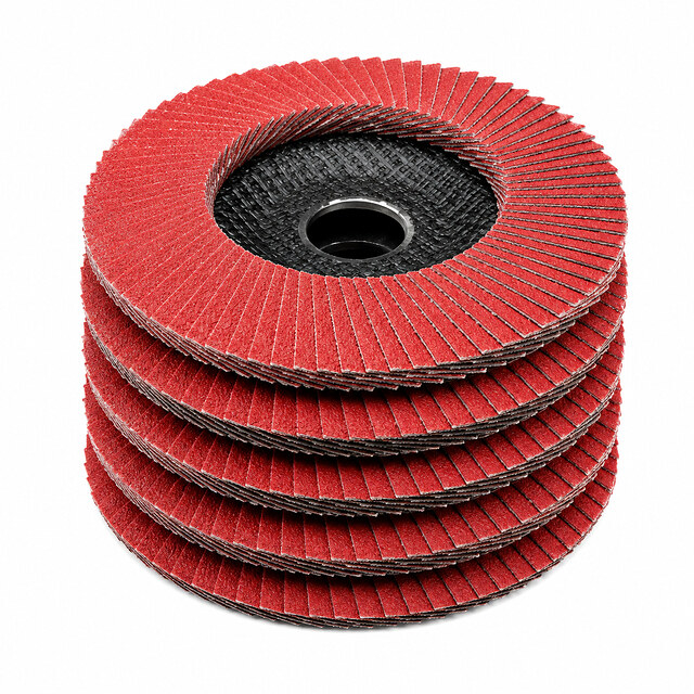 High-Performance Ceramic Flap Disc 125 mm – 60 Grit for Metal Grinding