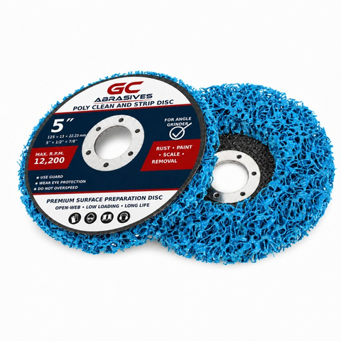 Poly Clean and Strip Wheel | Paint Rust Removal Disc for Angle Grinder