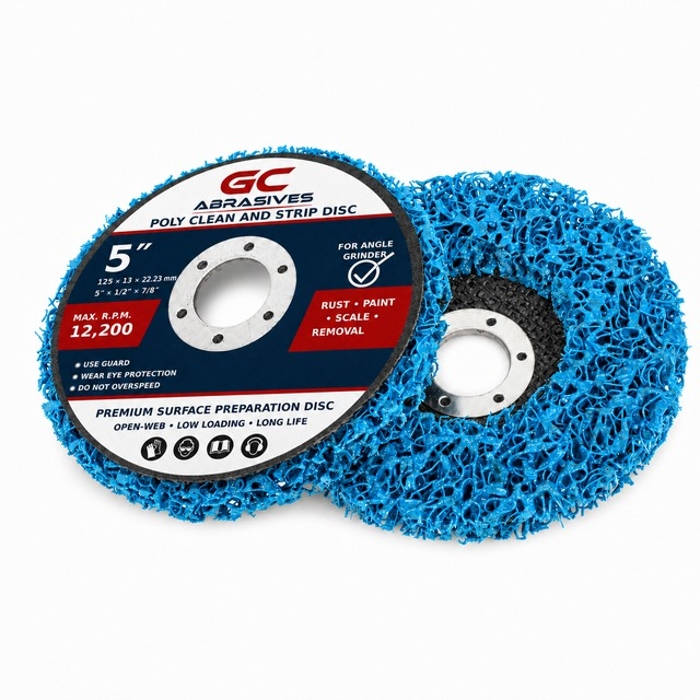 Poly Clean and Strip Wheel | Paint Rust Removal Disc for Angle Grinder