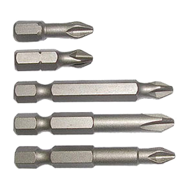 Phillips Cross Head Screwdriver Bits in Various Lengths
