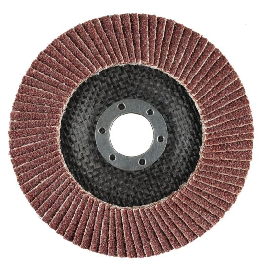 4.5 Inch Flap Discs 40 60 80 120 Grit Assorted Sanding Grinding Wheels, Aluminum Oxide Abrasives, Type #27