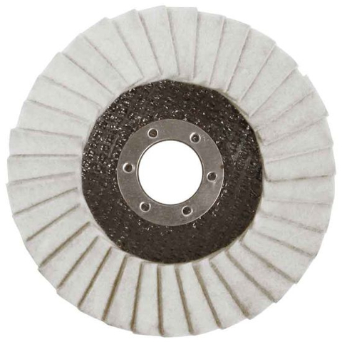 5" X7/8" Felt Polishing Flap Disc